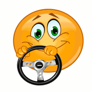 Driving Emoticon Image