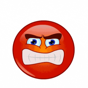 Frustrated Emoticon Glitter - Emoji Animated Gif, Glitter Image - Animated  Image Pic