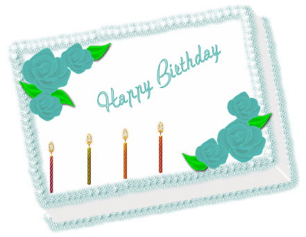 Animated Happy Birthday Cake Candles GIF — Download on Funimada.com