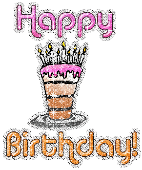 Happy Birthday Glitter Image - Happy Birthday Animated Gif, Glitter Image - Animated Image Pic