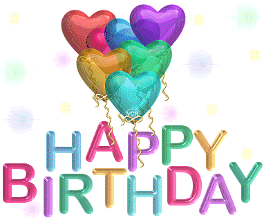 Heart Happy Birthday Glitter - Happy Birthday Animated Gif, Glitter Image -  Animated Image Pic